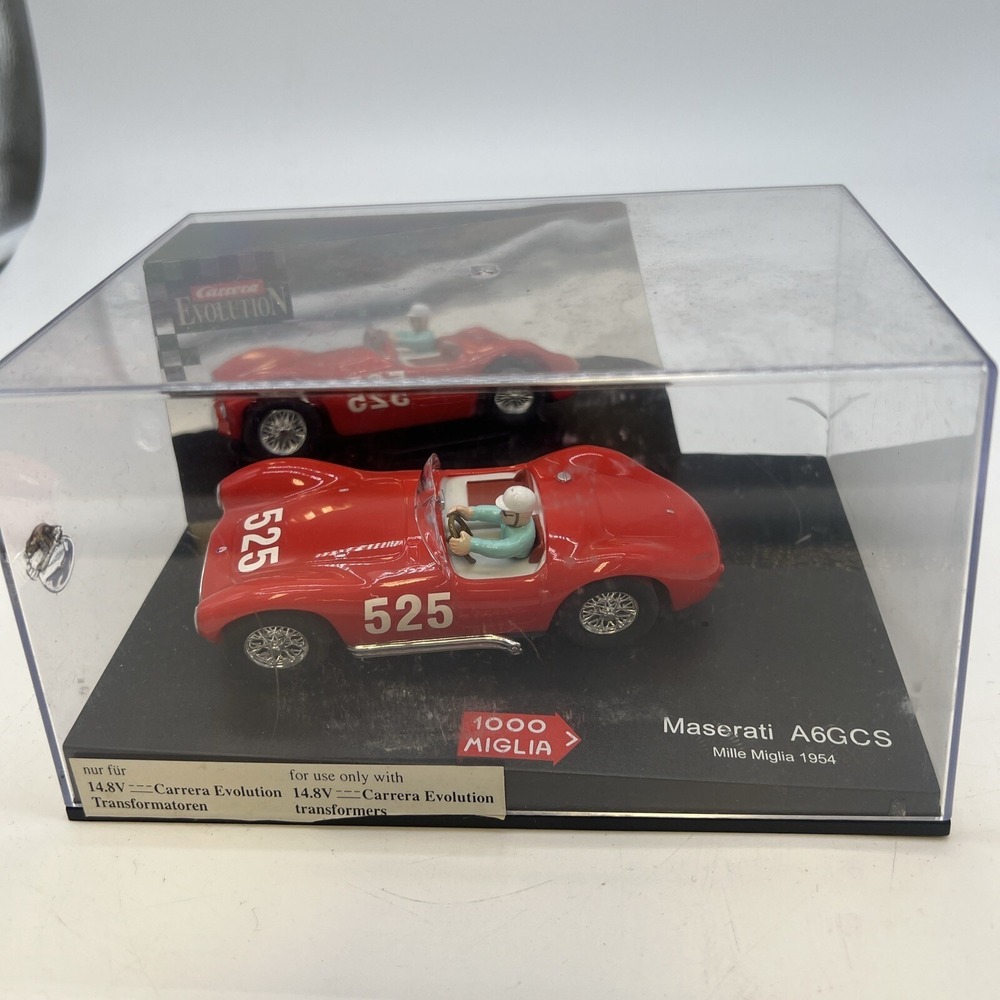 Carrera Evolution 1/32 Scale Slot Car Maserati A6 GCS Mille‎ Miglia '54 Race